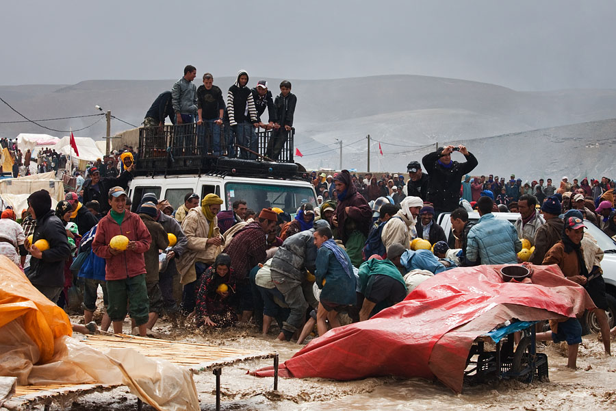  Melons for free   Imilchil market   Morocco